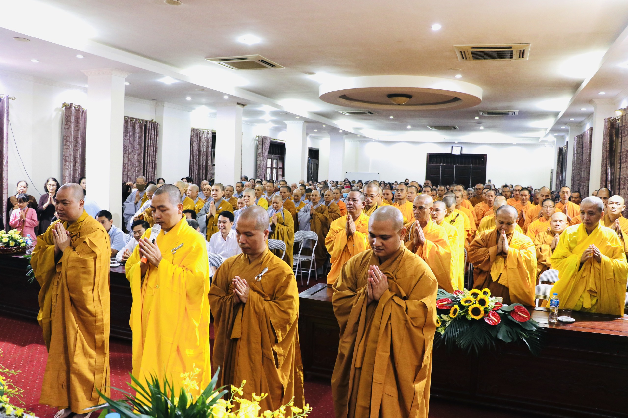 Trang nghiêm lễ khai pháp PL. 2567 – DL. 2023 tại trường hạ Ban Trị sự Phật giáo tỉnh Quảng Ninh 
