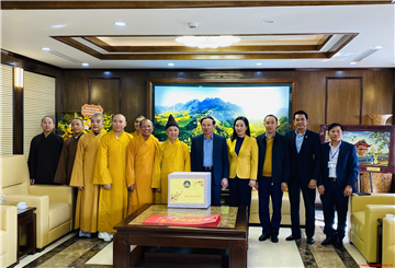 Giáo hội Phật giáo tỉnh chúc tết lãnh đạo tỉnh Quảng Ninh